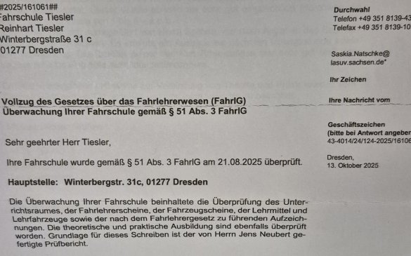 Fahrschule Tiesler in Dresden